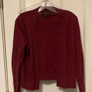 Banana Republic Women's Open-Front Wine Cardigan